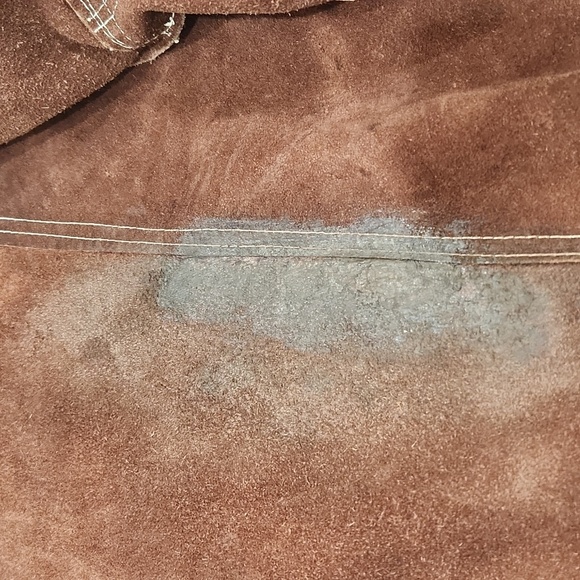 70s Vintage Western Snap Brown Suede Jacket, Mens SMALL, Womens Medium - Picture 6 of 8